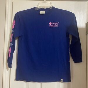 Simply Southern Be Nice Long Sleeve Tee Shirt
